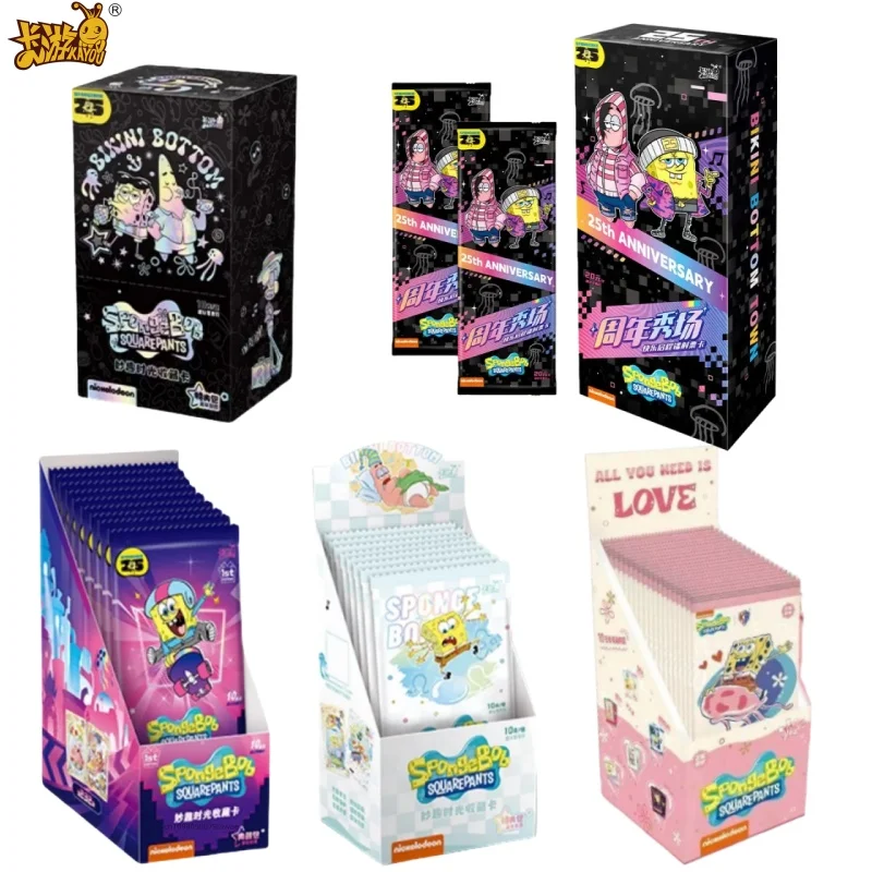 KAYOU Bob l'éponge SquarePants série carte Patrick Star Happy Hour carte de Collection Animation périphérique cadeau de vacances