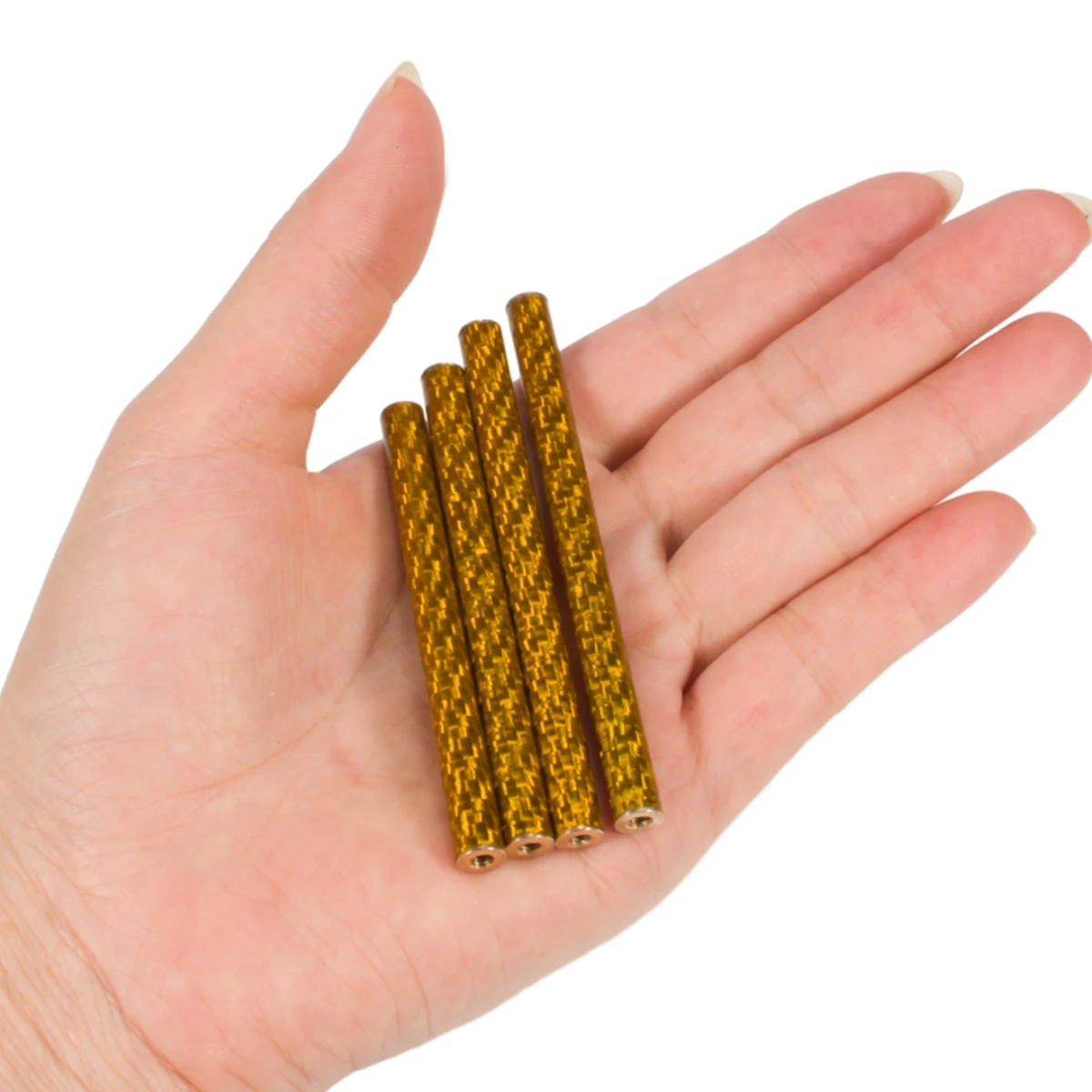 5PCS Farbige Carbon Faser Hosenträger 67mm 70mm 75mm 78mm für 1/10 RC Crawler Comp baut SCX10 PRO Gspeed V4 UGRC LCG Chassis DIY – Detail 11