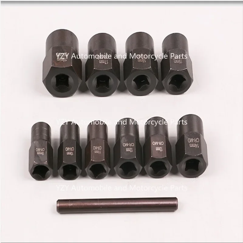 11 Sets Of Anti-thread Sleeve Damaged Nut Removal Tool Sliding Nut Extractor For Auto Repair