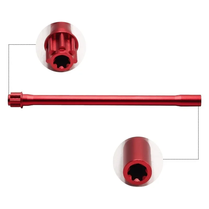 Eixo de transmissão central de metal 10755 para acessórios de peças de atualização de carro TRXS Mini Maxx RC