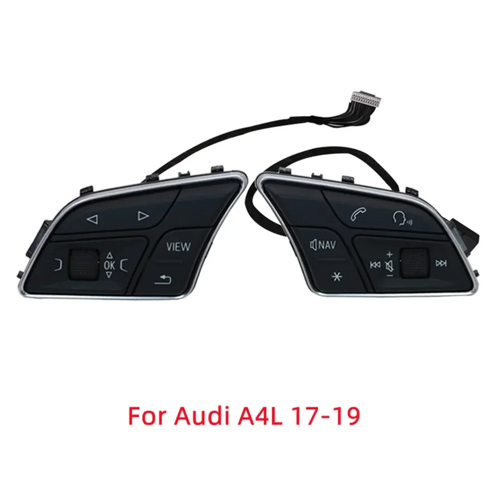 Steering wheel multi-function button for Audi A3 A4L Q5 Q5L modification low-profile upgrade high-profile control button