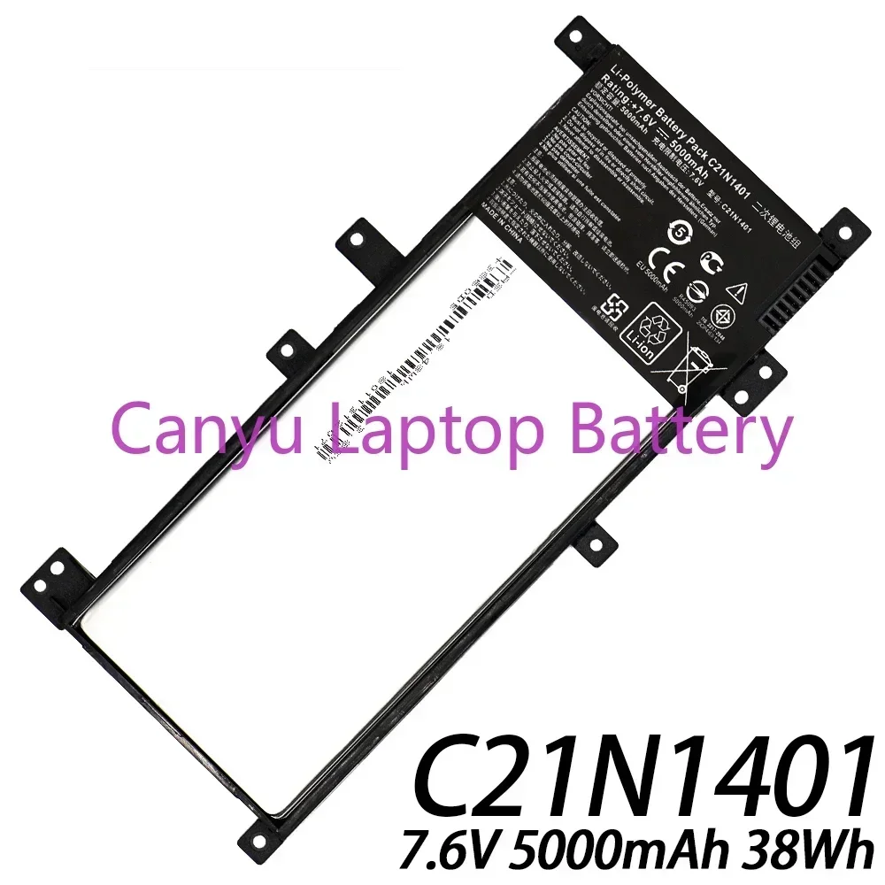 C21N1401   For Asus X455L X455LA X455LD X455LJ X454W A556U A455L A455LD A455LN 7.6V Shipped within 24 hours Laptop battery