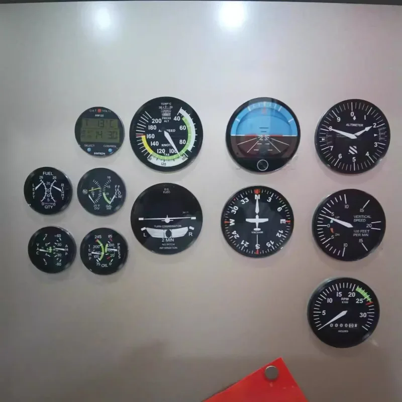 Aircraft instrument model refrigerator sticker Cessna aircraft model gift simulation training Cessna aircraft instrument