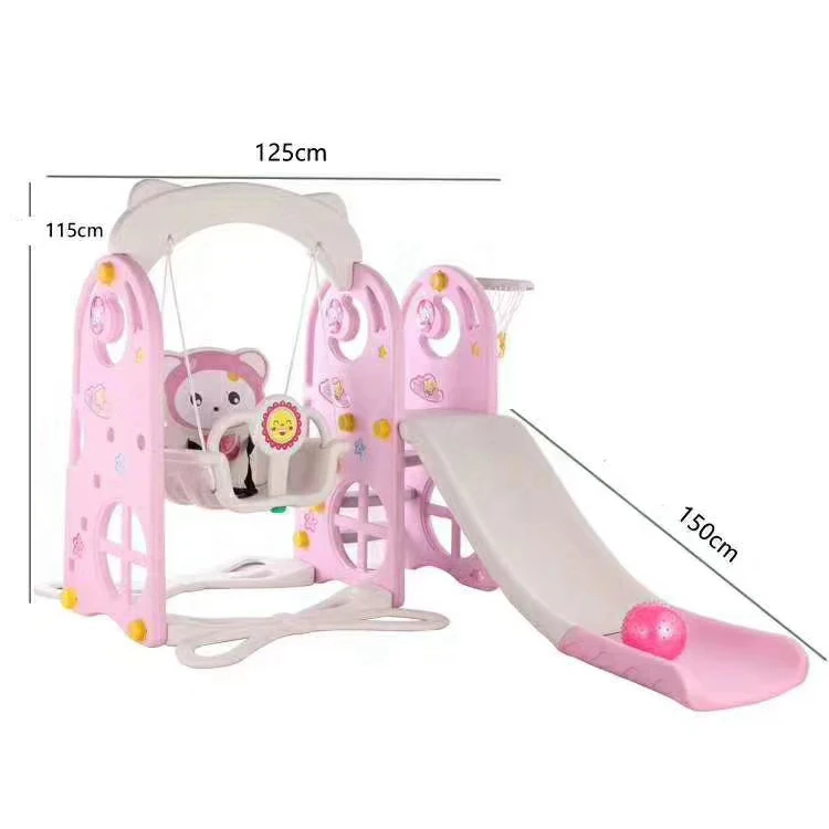Baby Indoor Slide with Music, Kids Sliding Toy Playground, Toddler Climber Playset Fun Activity Play Climb Sound