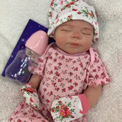 OtardDolls 33CM & 45CM Girl Pascale Painted/Unpainted Full Body Soft Solid Silicone Reborn Doll Reborn Corpo De Silicone