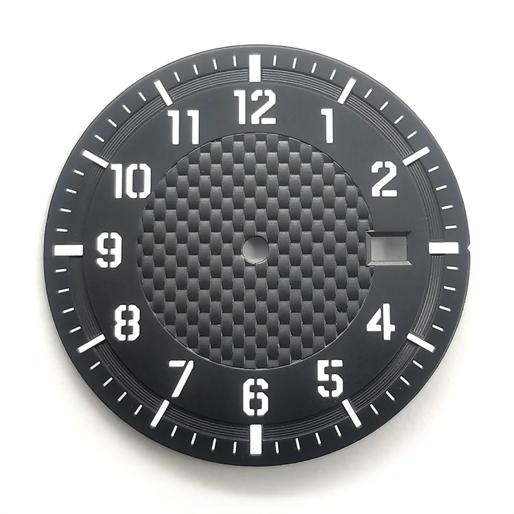 

Customized 33.8mm Dial NH35 Watch Dial Face Fit For NH35 NH36 Movement 33.8mm Green Luminous Watch Faces Dial