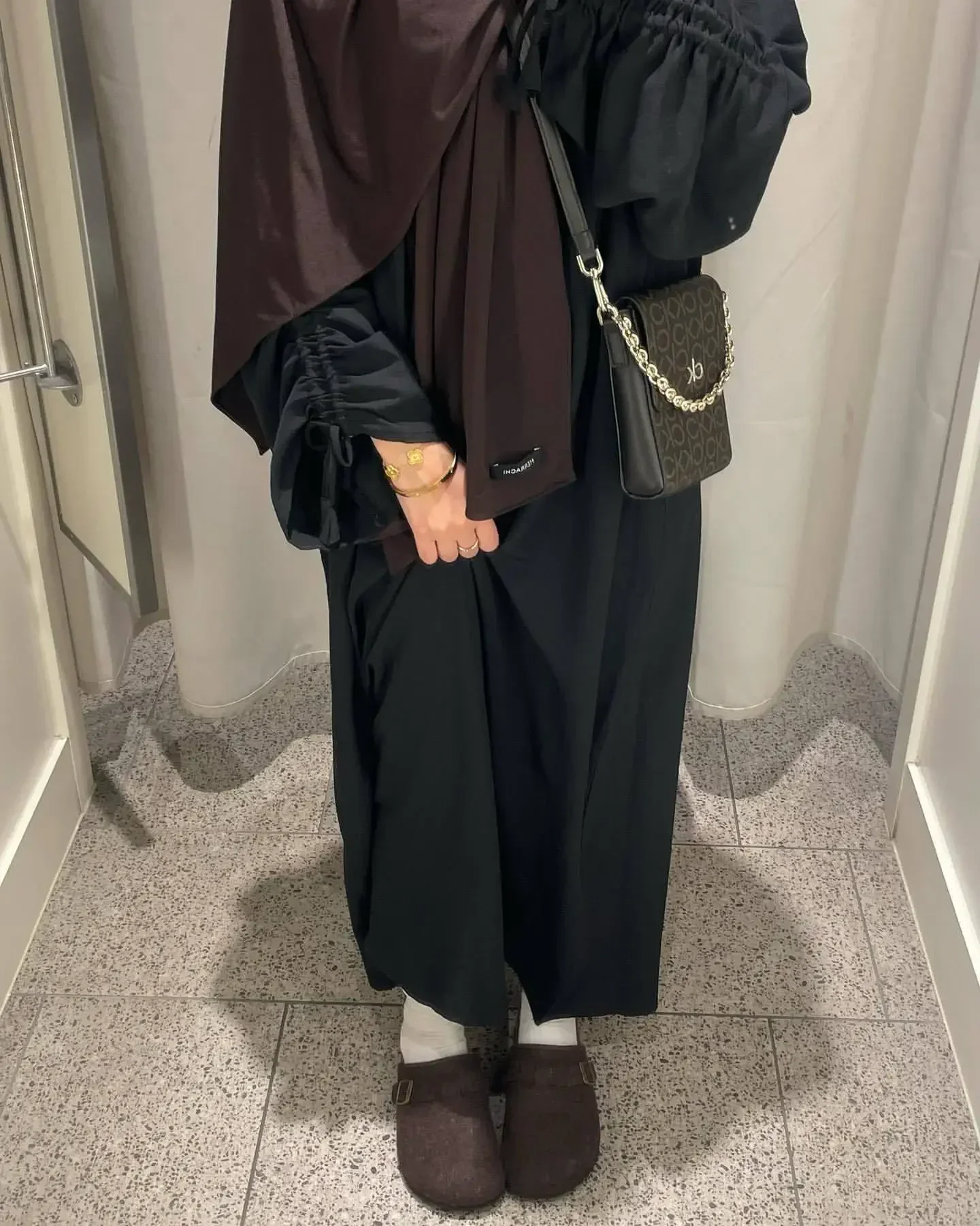 Abaya fermé dubaï luxe musulman Hijab robe plaine cravate manchettes manches Abayas pour les femmes turquie Ramadan Eid vêtements de prière islamique