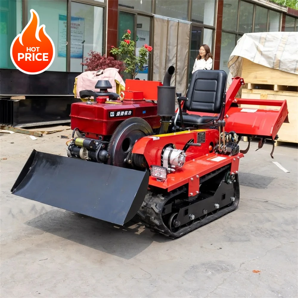 Mini motoculteur de jardin multifonctionnel : poignées rotatives de creusage, de reniflage et de collage tout-en-un, un excellent aide pour les agriculteurs