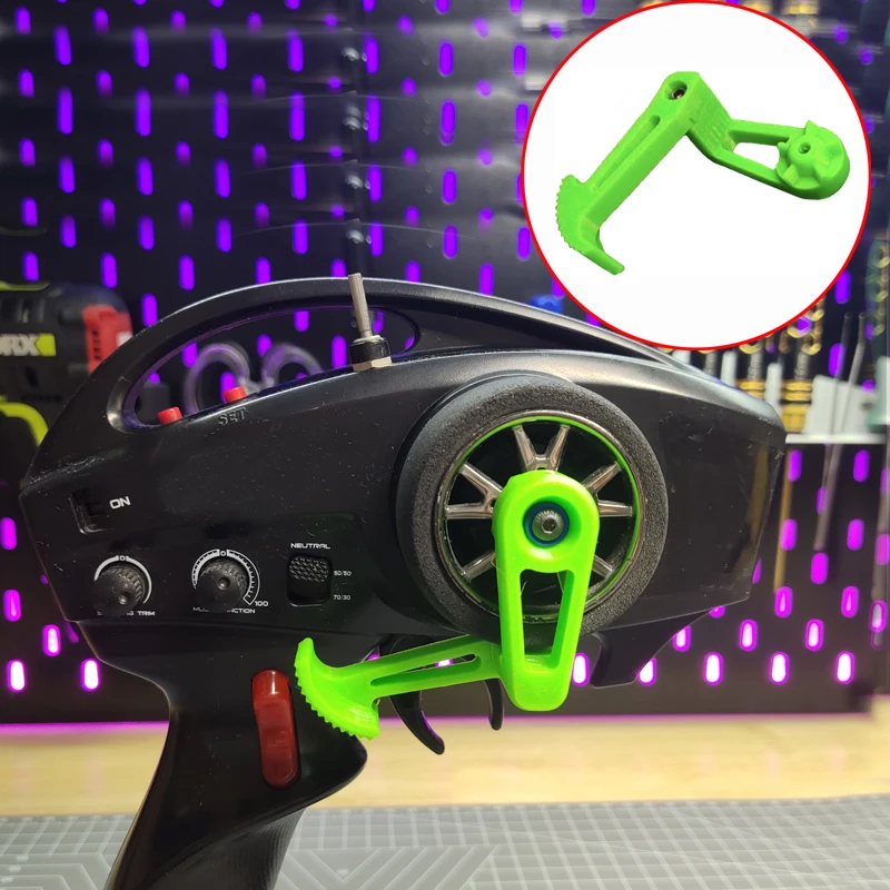 1PCS Off-road Vehicles Model Remote Controller Handwheel Extension Mount Arm Single-hand Control Modification Parts for RC Car