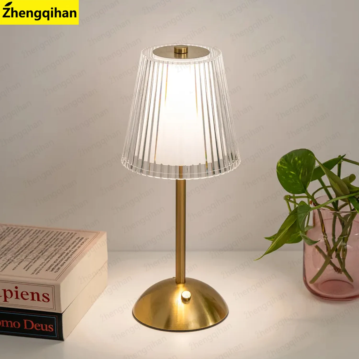 

Rechargeable LED Table Lamps Touch Desk Lamp Wireless Night Light Restaurant Bar Desktop Mood Lighting Bar Decoration