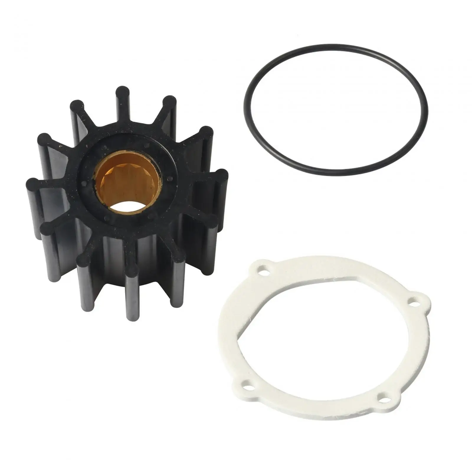 

Utility Pump Impeller Replacement Kit Black Sturdy Water Pump Impeller for Marine Outboard Repair