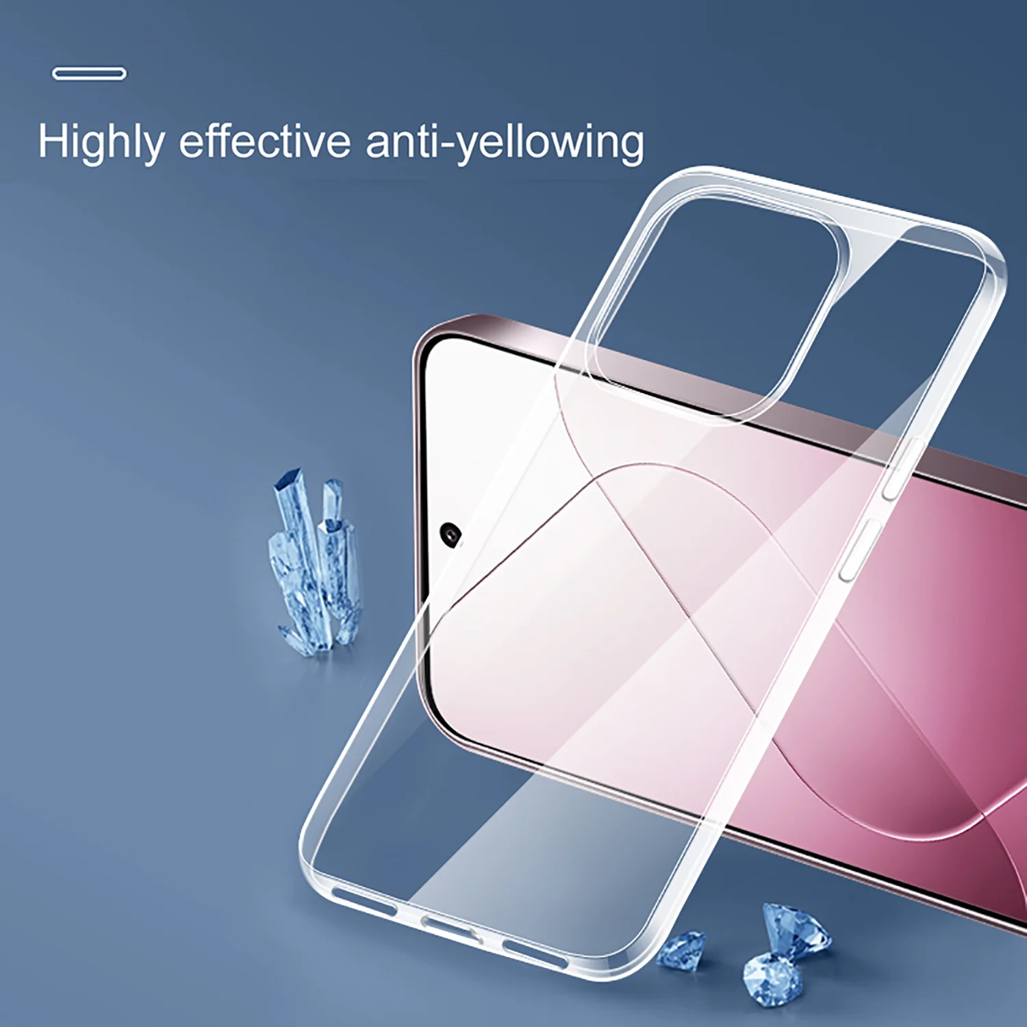 Ultra Thin Silicone Clear Case For Xiaomi 14 13 13T Pro Ultra Thin Soft Back Clear Cover For Mi 14 13 T Transparent Back Shell