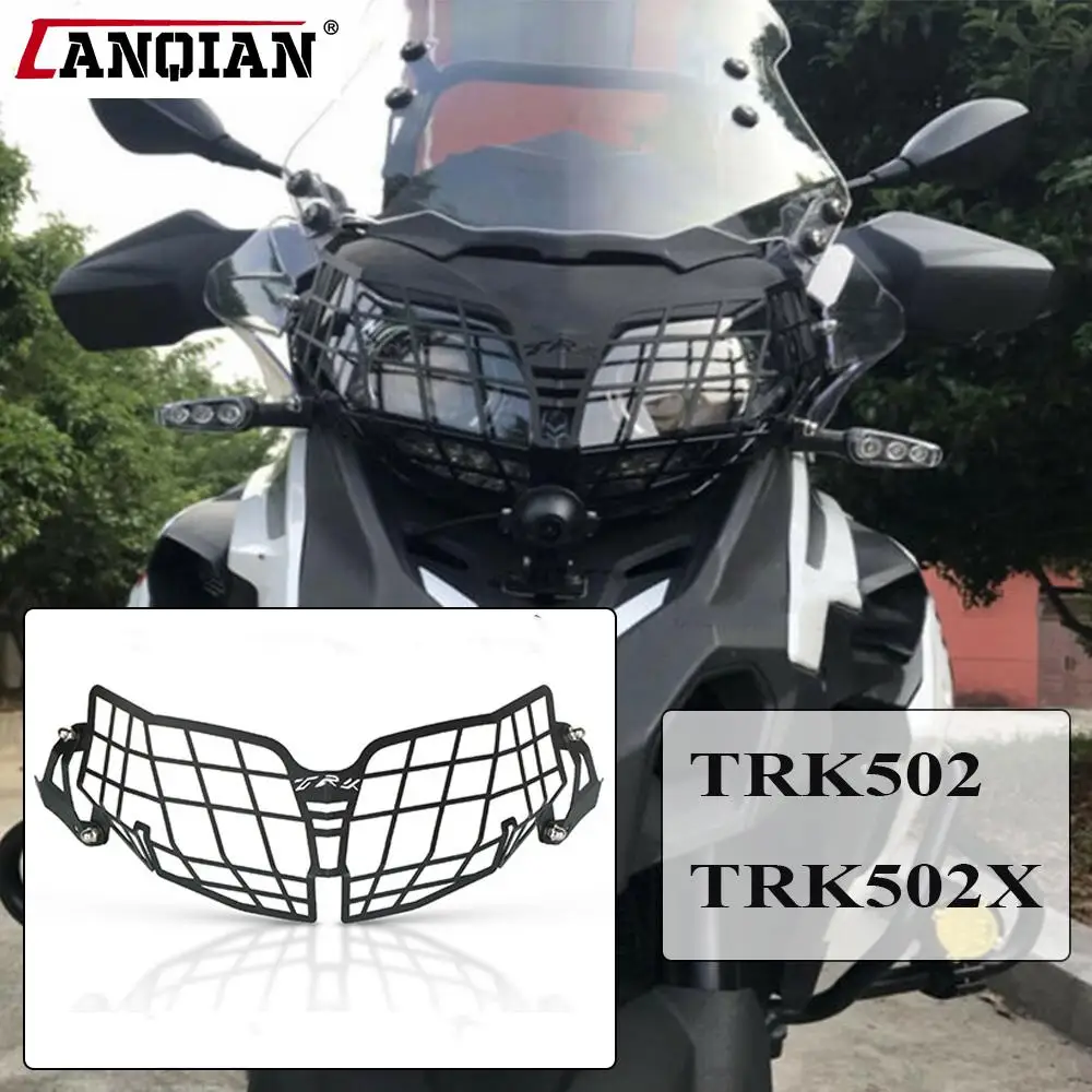 

For Bennlli TRK502 TRK502X TRK 502 TRK 502X 2018 2019 2020 2021 Motorcycle Headlight Protector Cover Grill Head Light Guard Part