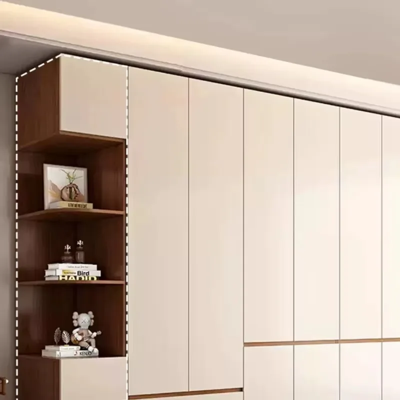 White Luxury Large Wardrobes Wood Modular Modern Multiple Purpose Wardrobe Closet Bedroom Storage Guarda Roupas Home Furniture