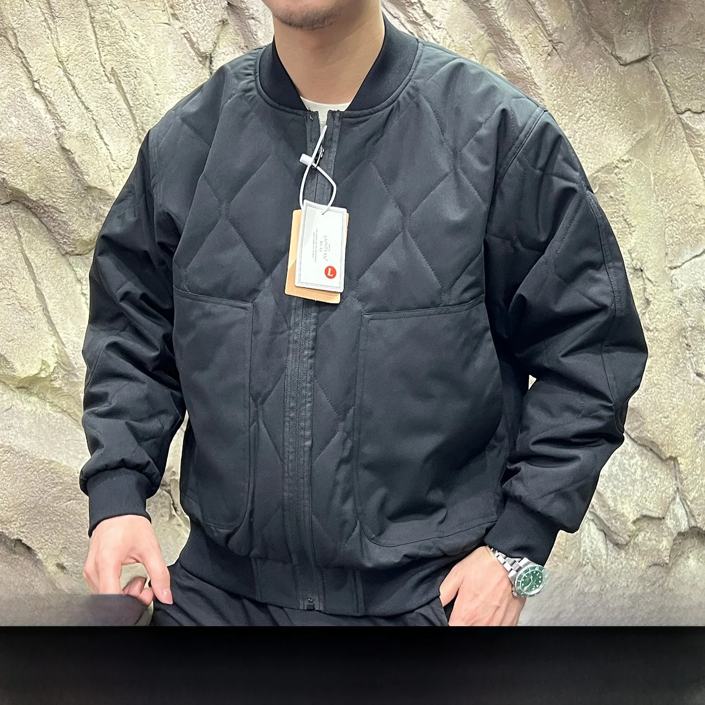 

Warmth And Sle: New 2025 Winter Men's And Women's Baseball Collar Cotton Jaet Coats Padded Polyester Stand Fit Trendy ...