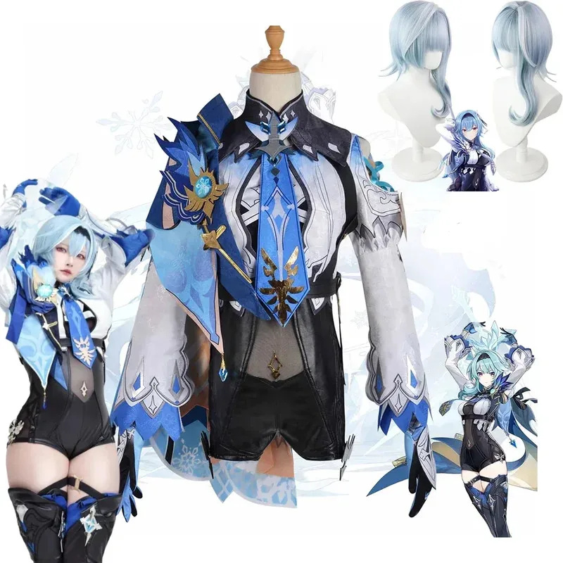 

Wetrose In Stock Eula Lawrence Eola Genshin Impact Cosplay Costume Full Set Game Party Halloween Roleplay Convention Outfit