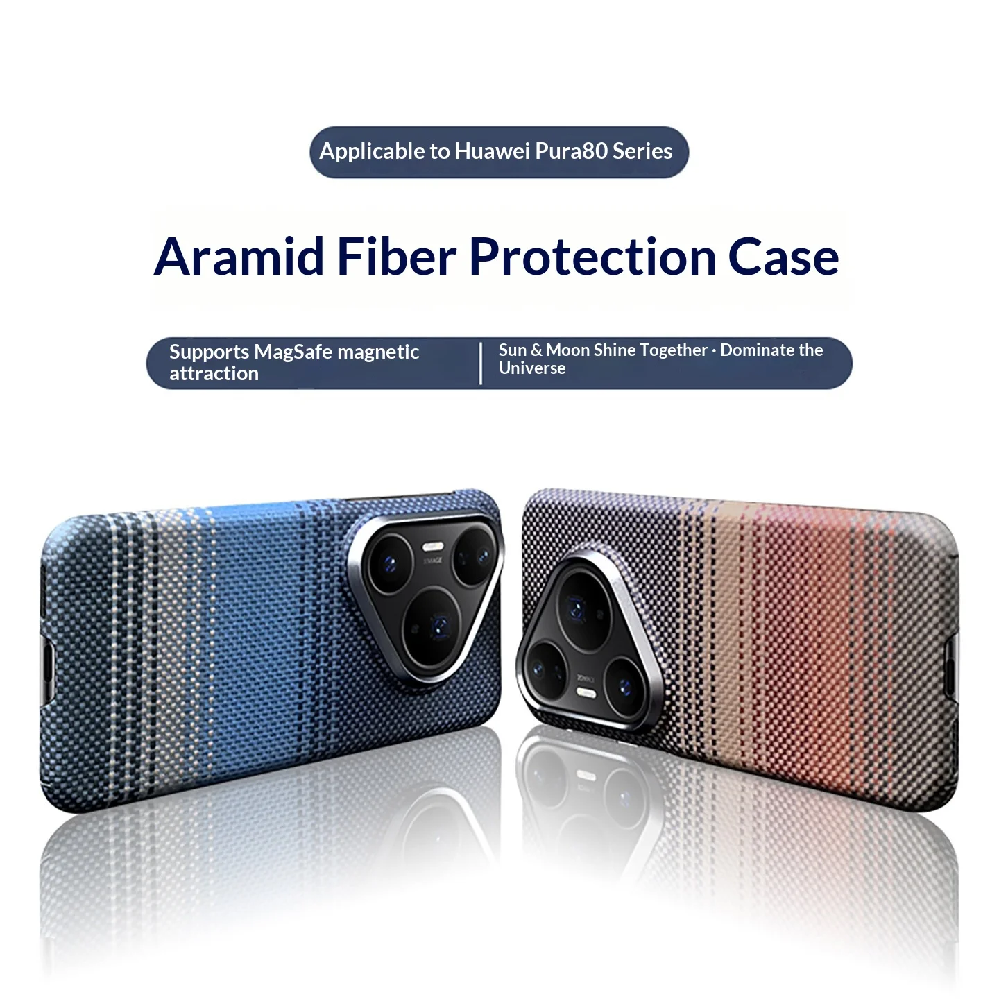 For HUAWEI Pura 90 80 70 Pro Max Ultra Mate 80 70 Pro Max 100% Original Kevlar Case Aramid Fiber ultra-thin Magnetic phone cover