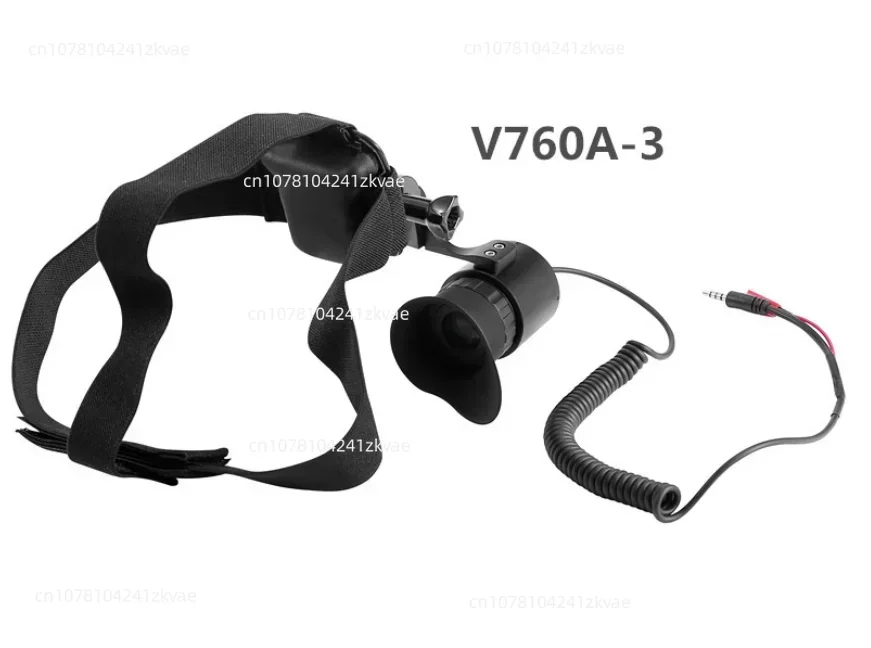 V760A-3  Wearable Head Mounted Display 90-Inch/80-Inch Effect for Security Monitors Aircraft Models