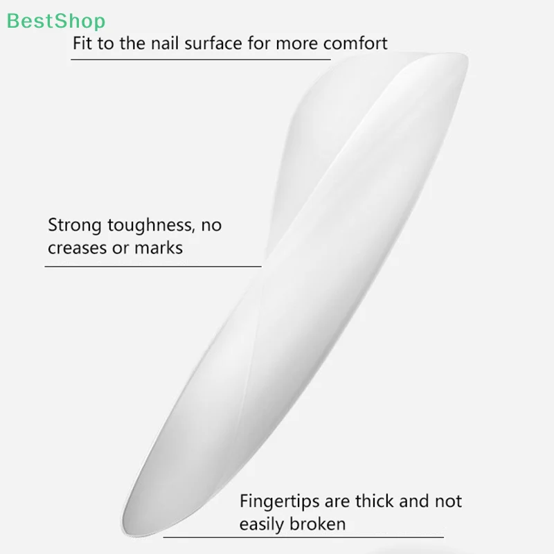 ★ ★ ★ 120개/박스 퀵 빌딩 젤 몰드 네일 시스템 풀 커버 팁 네일 연장 폼 탑 몰드 빌드 폼용