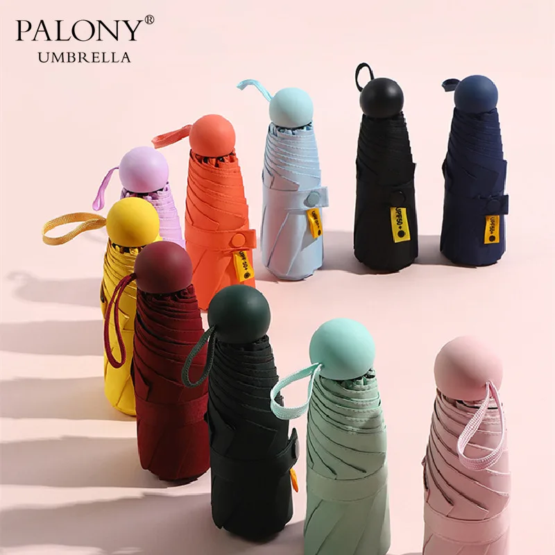 

Candy Color Compact Light Weight Portable Automatic Strong Waterproof Folding Umbrellas With 8 Rib Reinforced Auto Open Close