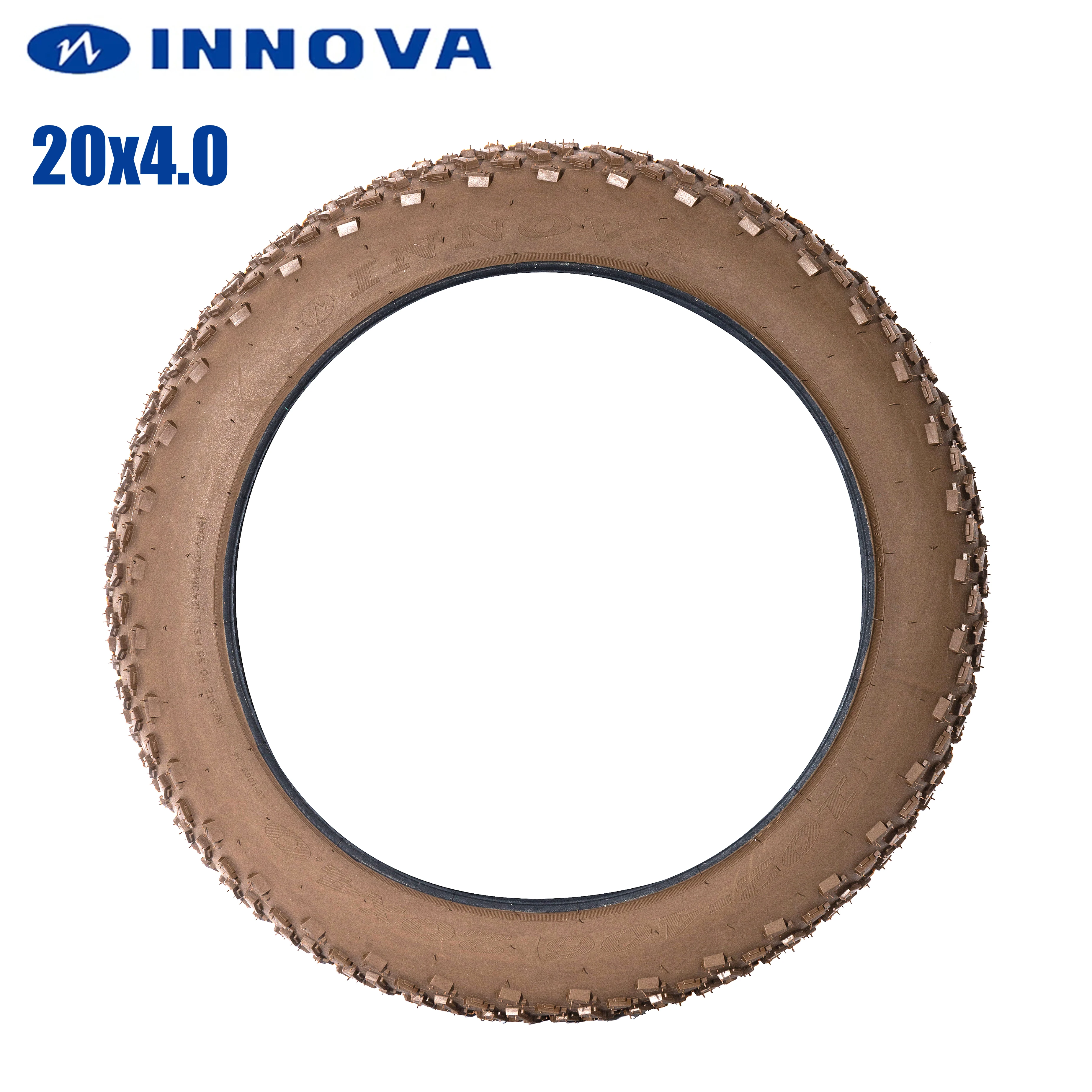 INNOVA Fat Tire 20x4.0 WIRE Snow WIRE Fat Tire Original Black Blue Green Electric Bicycle Tyre 20x4 MTB Bike Accessory and Tubes