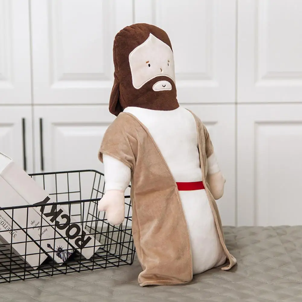 Jesus Plush Toy for Kids Religious Plush Doll Soft Stuffed Jesus Doll Religious Christ Savior Plushie Soft Gift for Believers