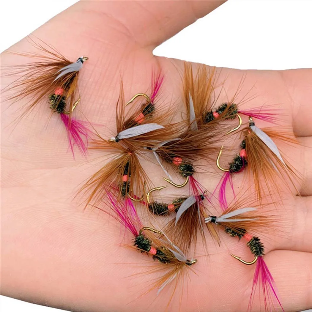 3 stück Realistische Nymphe Scud Fliegen Für Forelle Angeln Künstliche Insekten Köder Locken Simulierte Scud Wurm Angeln Locken – Detail 6