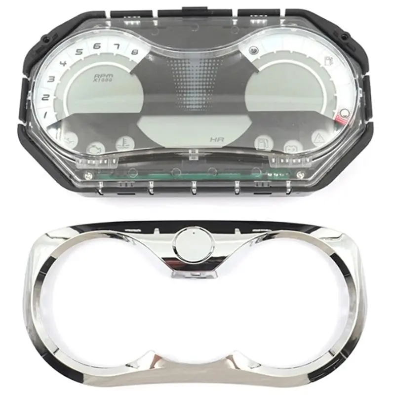 AB56-Gauge Cluster With LCD& Chrome Bezel 278002273 For Sea Doo GTI 130 2008-2010 Speedometer Gauge