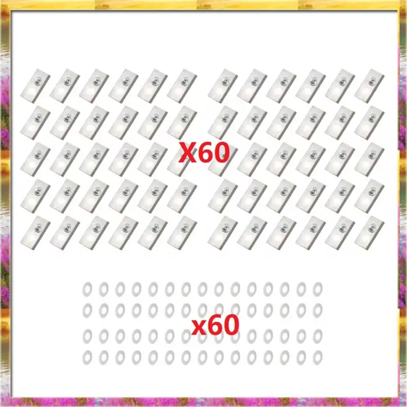 

【AB07 Price 】60 Pcs Replacement Blades For Mammotion Luba & Yuka All Series Replacement Robotic Lawnmower Blades B