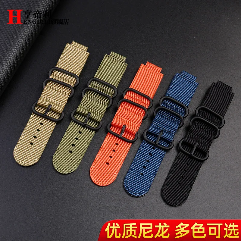 16mm For casio ga900 ga700 GA-110 GA-100 GA-120 Breathable watch strap G-SHOCK nylon watchband Stainless steel buckle Bracelet