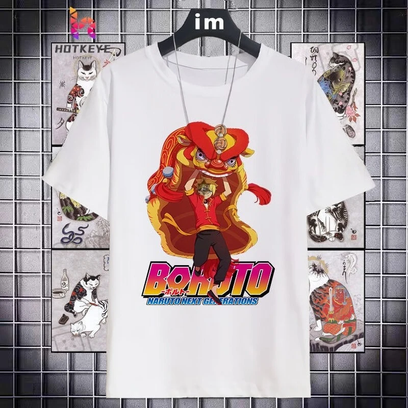 นารูโตะ: โบรูโตะ ฉบับใหม่; มินาโตะ; โบรูโตะ; มิตสึกิ; เสื้อยืด 3 มิติ ซาสึเกะ สำหรับเยาวชน เสื้อยืดแขนสั้นสำหรับผู้ชายและผู้หญิง