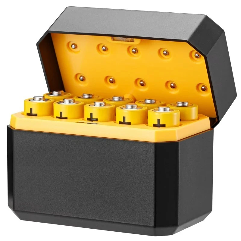 

1.5V AA rechargeable battery cylinder lithium-ion battery and smart charger with charge indicator