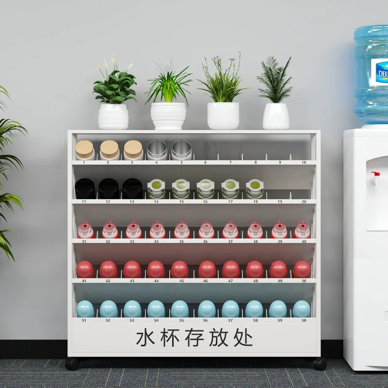 Water cup rack workshop canteen hospital school multi-layer non-slip cup creative rack tea room cup shelf