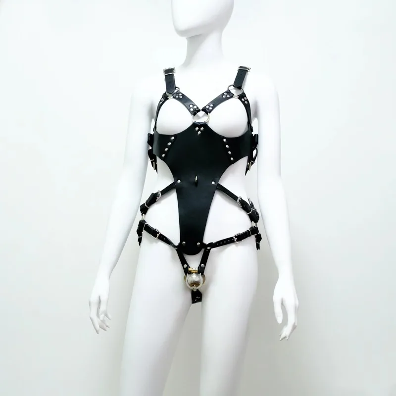 ذكر العفة قفص سيسي مع كامل الجسم CB ضبط النفس الملابس الجلدية البديل المثيرة لعبة منتجات الكبار الجنس لعب للرجال 18 +