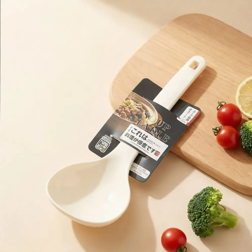 Heat Resistant Pp Soup Spoon Thickened Kitchen Cooking Utensil Anti Scald Porridge Ladle Household Serving Scoop Tool