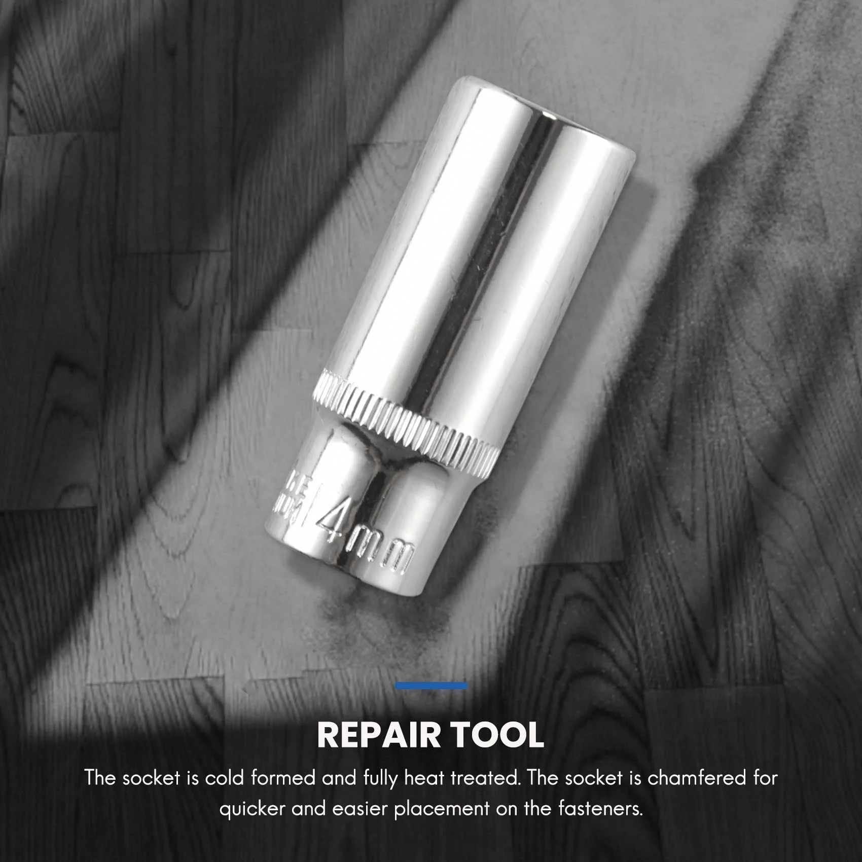 Fits for 11 pcs 1/4 inch Drive Deep Socket Set Hand Tools 6 Point Long Socket Hex Repair Tool