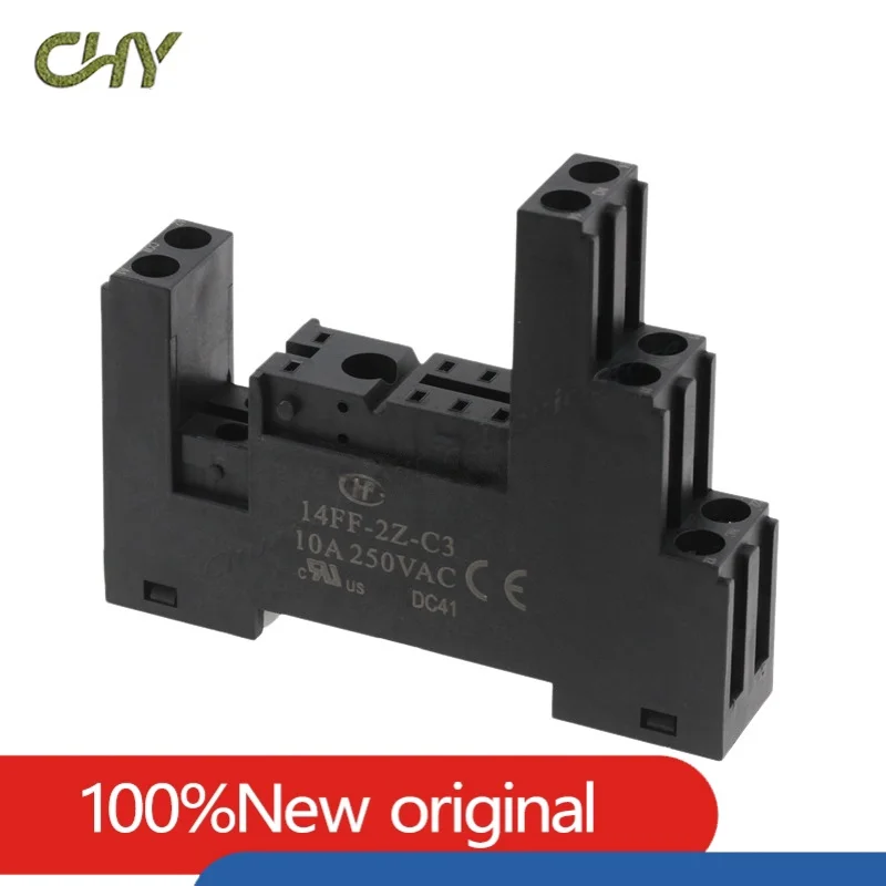 Brand New 14FF-2Z-C3 DIN Rail Base Compatible with 115F 140FF 14FW 14FF Original Genuine Relay Base