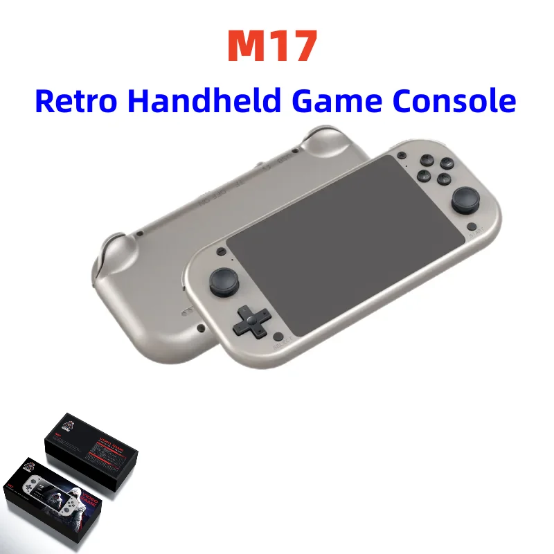 M17 Handheld Game Console 64G 128G Open Source Linux System 4.3inch Screen Portable Pocket Video Player Retro Gaming Conso