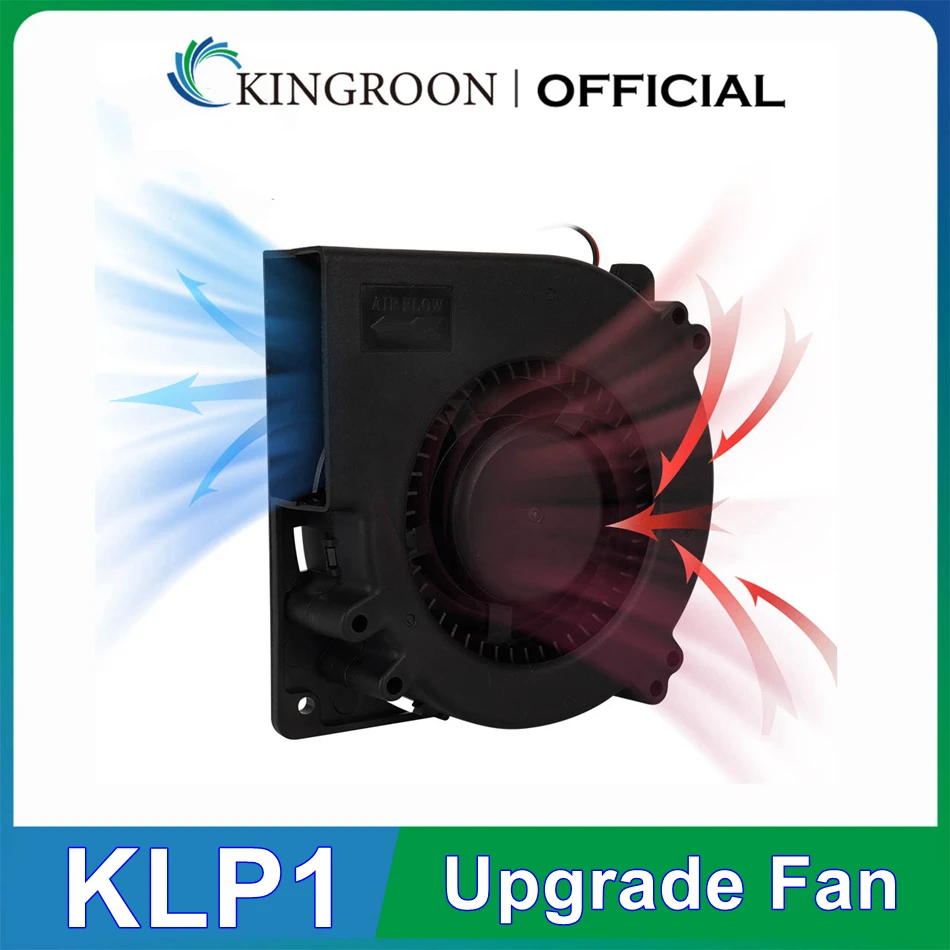 KINGROON 3D Printer Parts KLP1 Upgrade Cooling Fan 24V 4100RPM Turbo Blower Fans ( need printing parts )