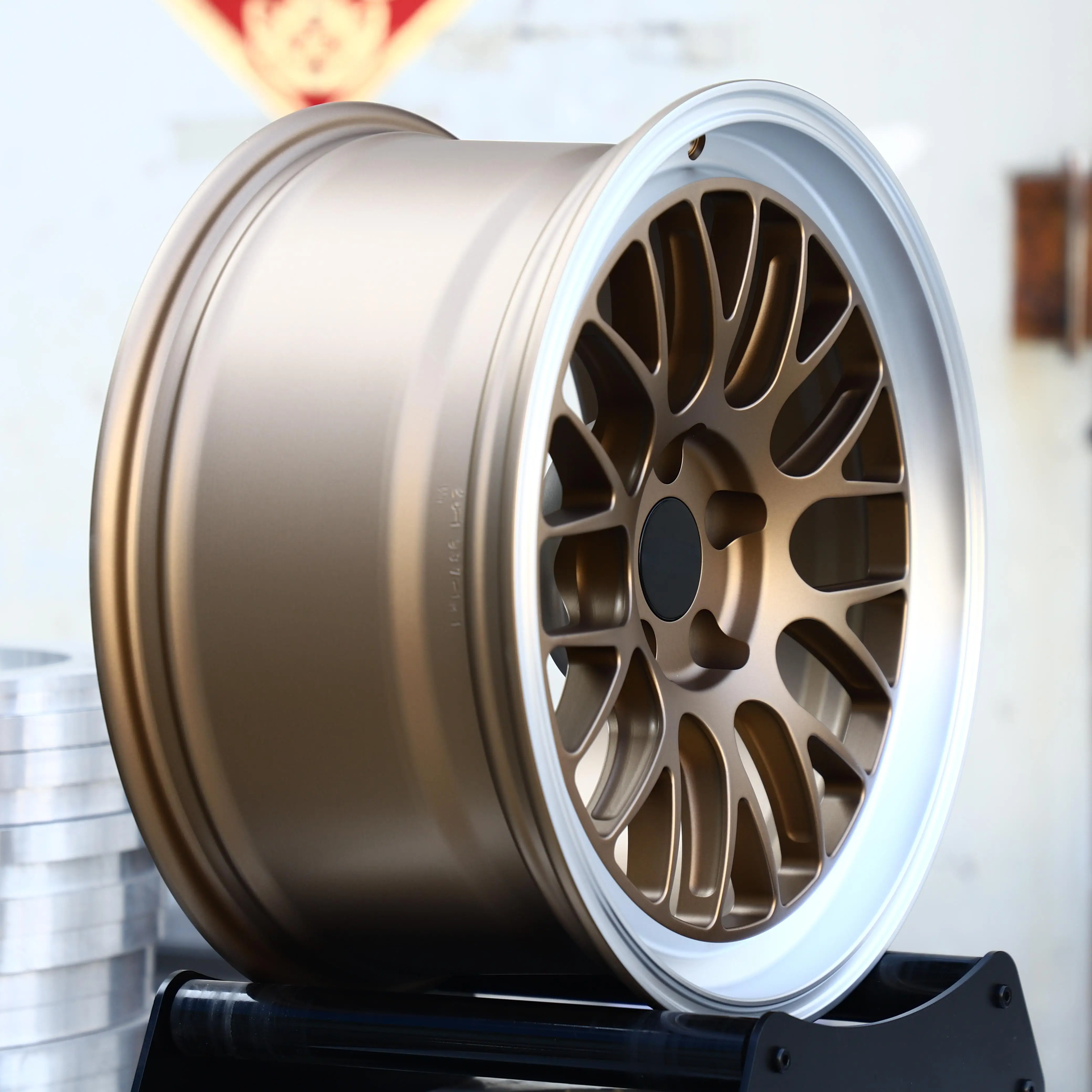 JT Custom 17 18 19 20 21 22 inch 5x112 Bronze with Machine Lip Aluminium Alloy Wheels For Macan For Atlas For Tiguan For Phideon