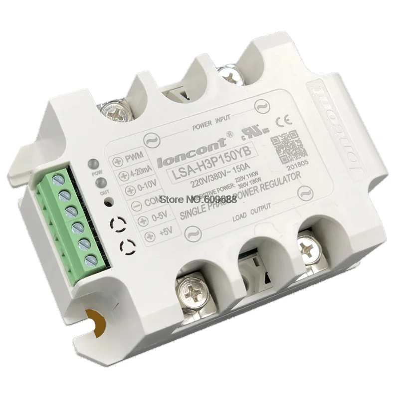 Single-Phase Fully Isolated AC Voltage Regulating Module SCR Power Regulator Solid State Relay Heater Temperature Adjustment