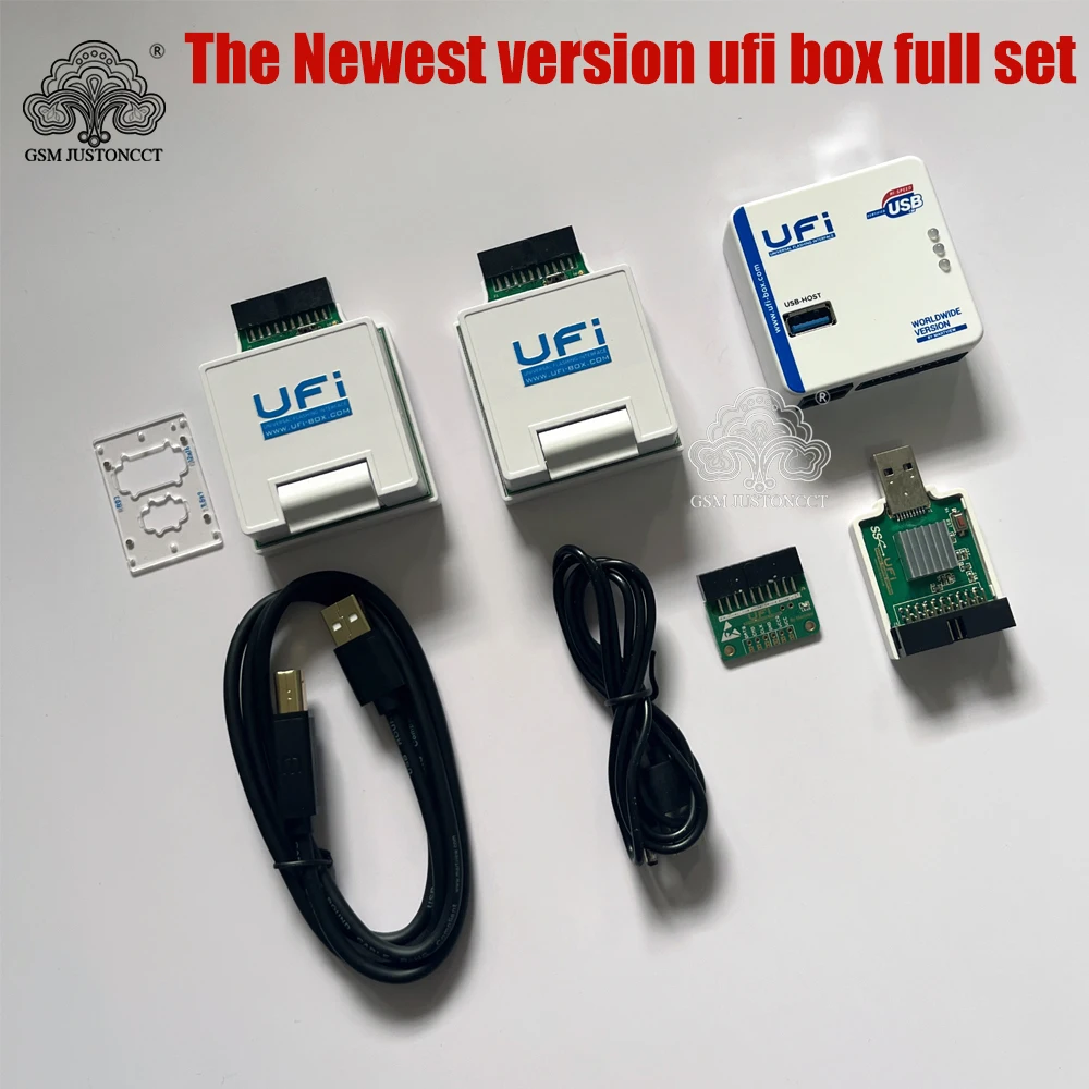 Neue 2025 Original UFI Box/Ufi Box Unterstützung FBGA 153/169/162/186/221 254 voll EMMC Service Tool Lesen Sie EMMC-Benutzerdaten, wie sie re