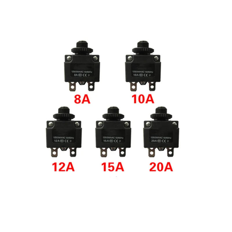 Air Compressor Accessories Single-Phase Motor Current Thermal Overload Overcurrent External Protector Switch Reset Insurance