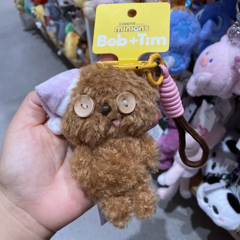 Ours de dessin animé en peluche, poupée pendentif, sac à dos, porte-clés, cadeau décoratif pour anniversaire d'enfants, Animal en peluche doux à collectionner