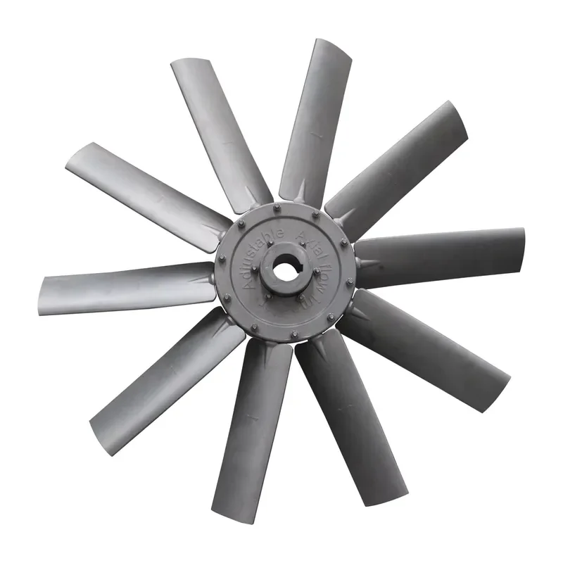 Aluminum Die Casting Fan Blade Axial Flow Turbine Impeller
