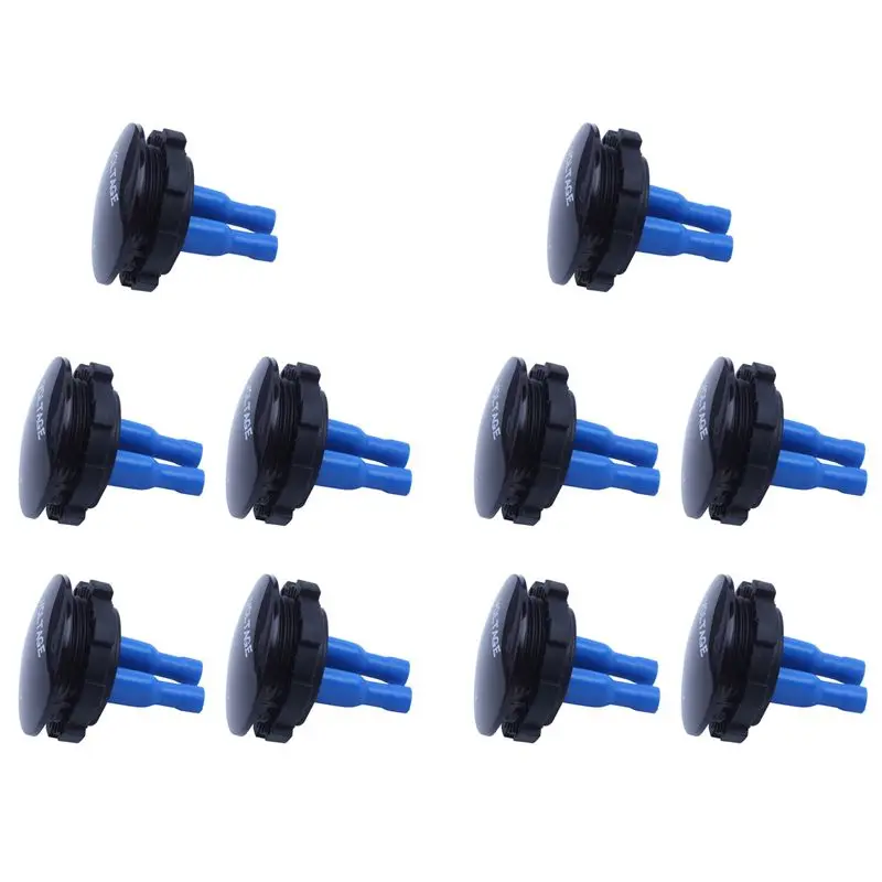 10X 5V-25V DC Voltmeter LED Digital Display Panel Mounted Round Waterproof Car Motorcycle Car-AS55