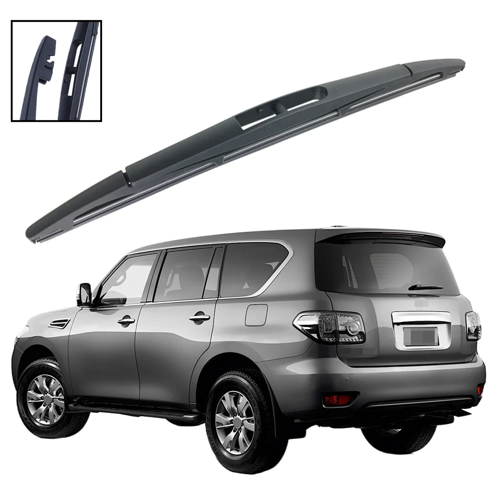 

12" Rear Windshield Windscreen Washer Wiper Blade For Nissan Patrol Y62 2010-2023 Car Accessories Accsesories