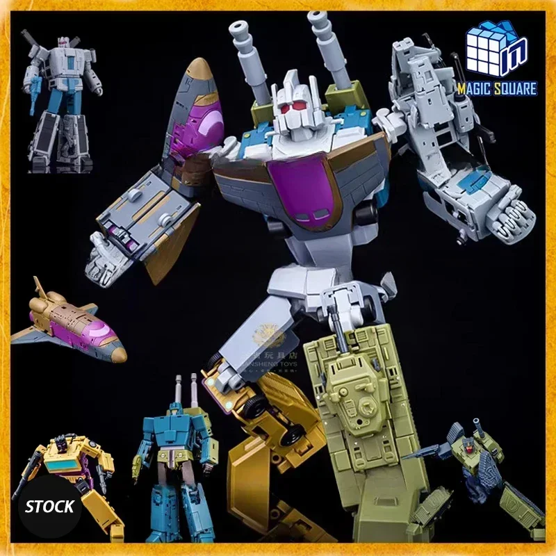 In Stock Magic Square Transforming Toys G1 MS-TOYS MS-B51/52/53/54/55 Bruticus ONSLAUGHT Explosive Vortex Scam magmax 5 in 1