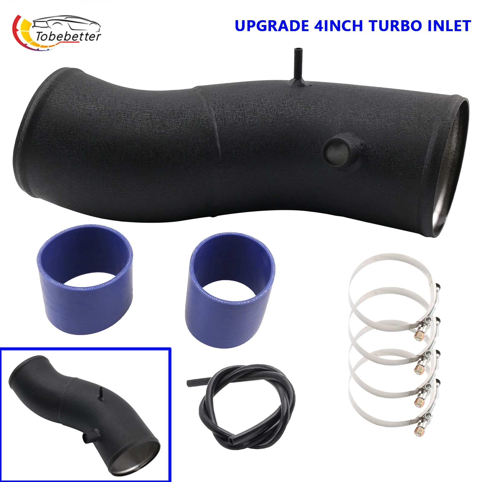 

upgrade GTP38 4" Turbo Air Intake Pipe Kit For 99-03 Ford Super Duty 7.3L PowerStroke Diesel F-Series