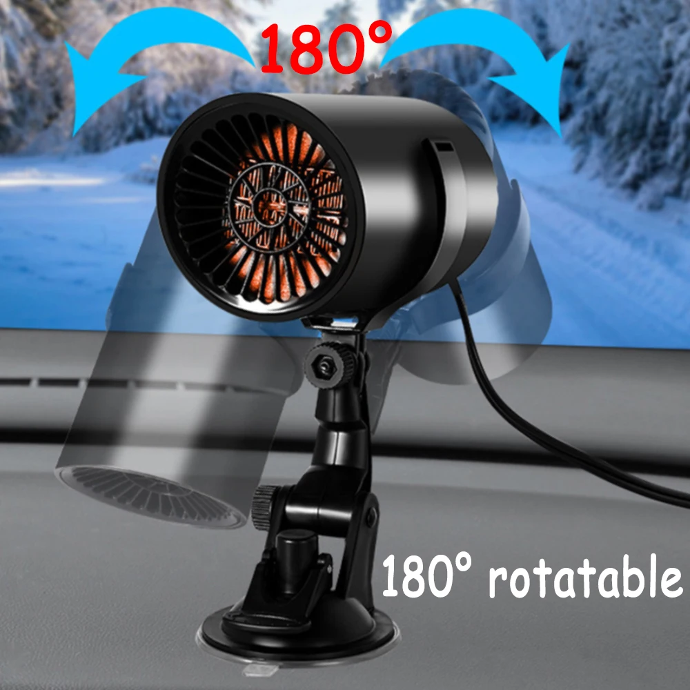 

Car Heater ABS Windscreen Defroster Compatible with all Vehicles equipped with a 12 V or 24 V Cigarette Socket Car Fan Heater